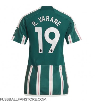 Manchester United Raphael Varane #19 Replik Auswärtstrikot Damen 2023-24 Kurzarm